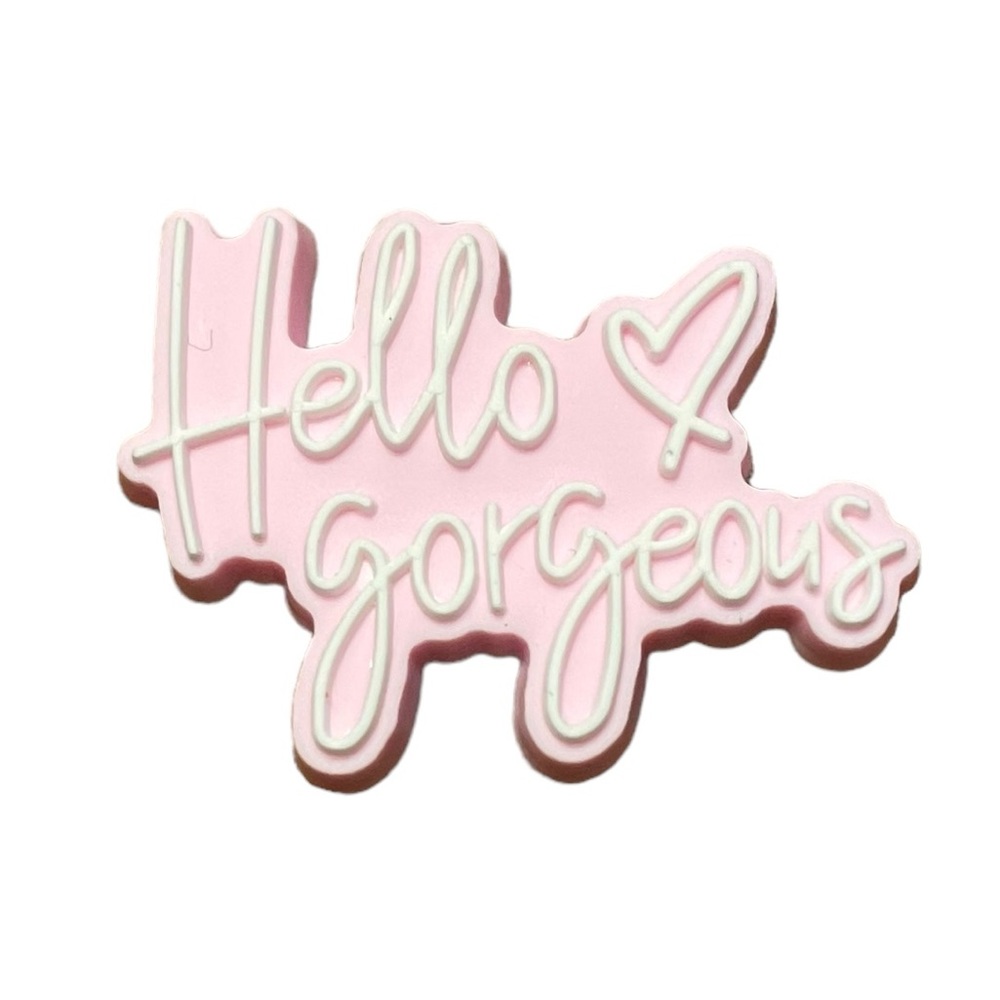 Hello Gorgeous Croc Charm